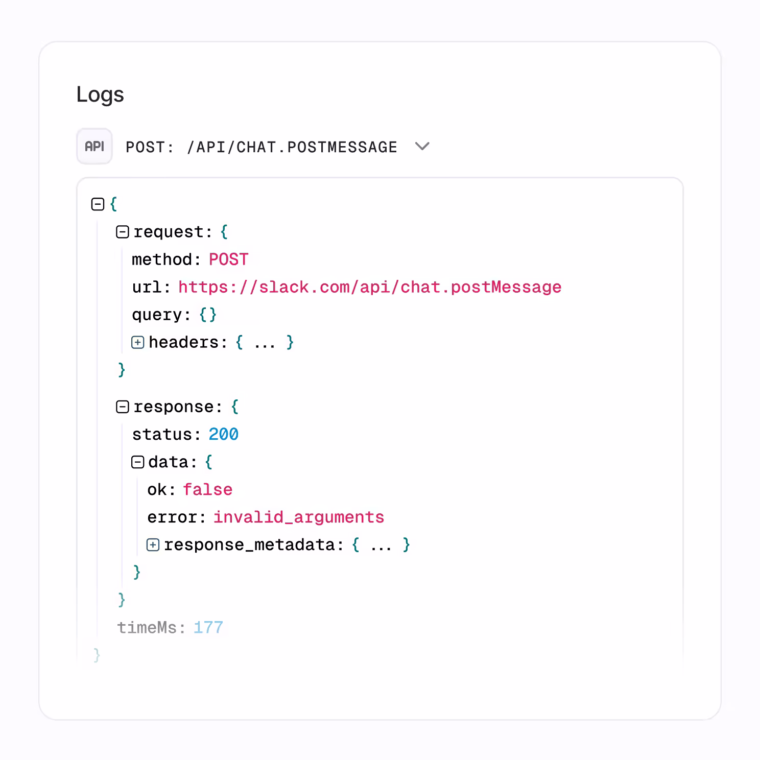 error handling